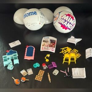 Mini Brands HOME series miniature doll house diorama pretend play items LOT